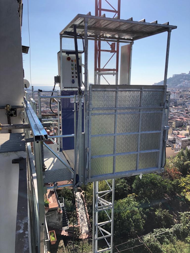 ascensori e montacarichi da cantiere